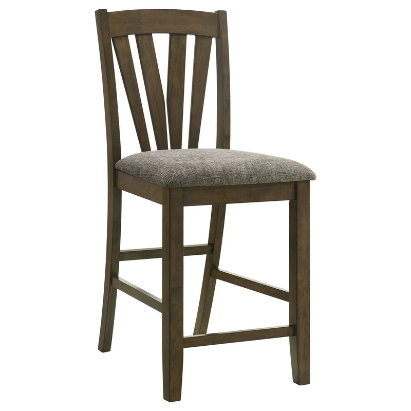 Canfield 5-piece 47-inch Counter Height Dining Set Brown by Unique Piece Furniture
