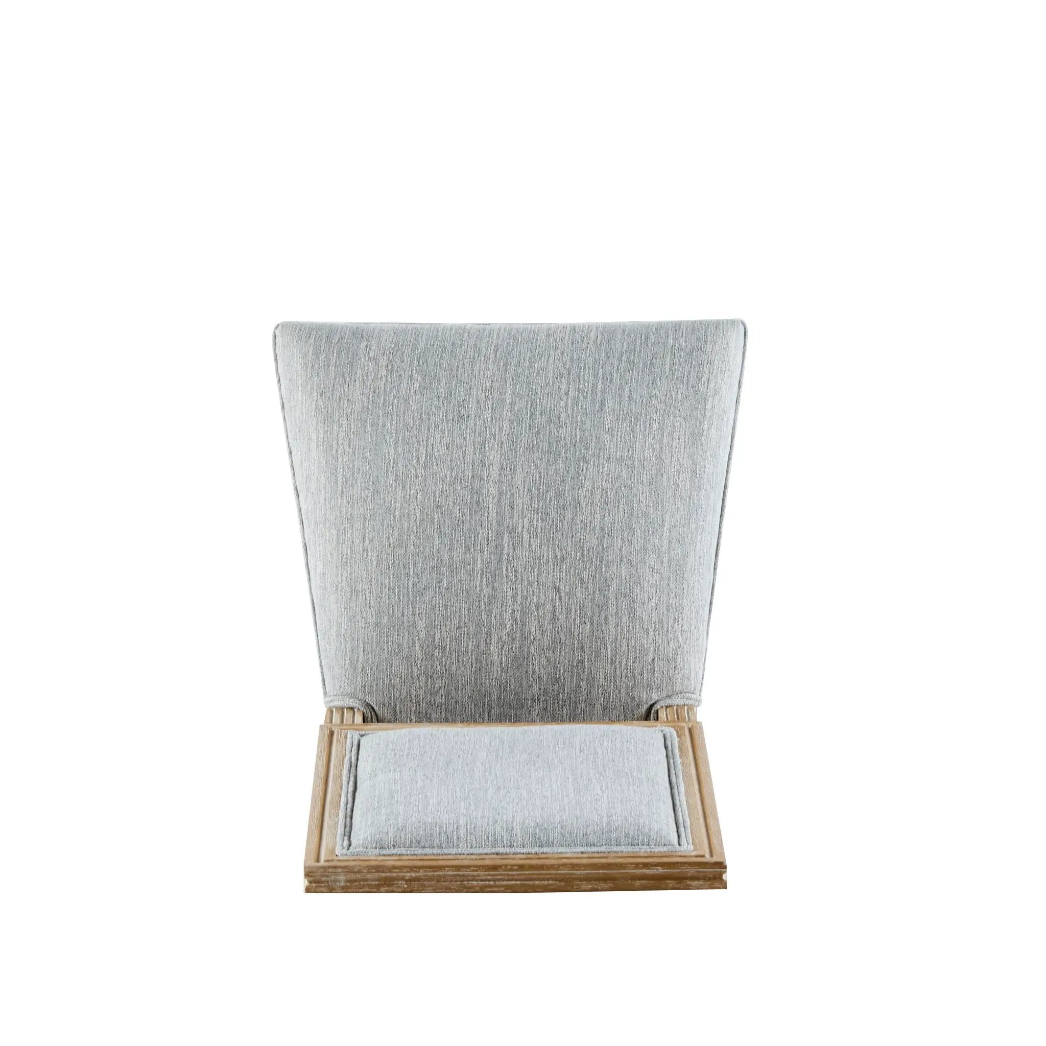 French Country Style Dining Chair With Upholstered Seating And Fluted Legs by HouseOfZazla