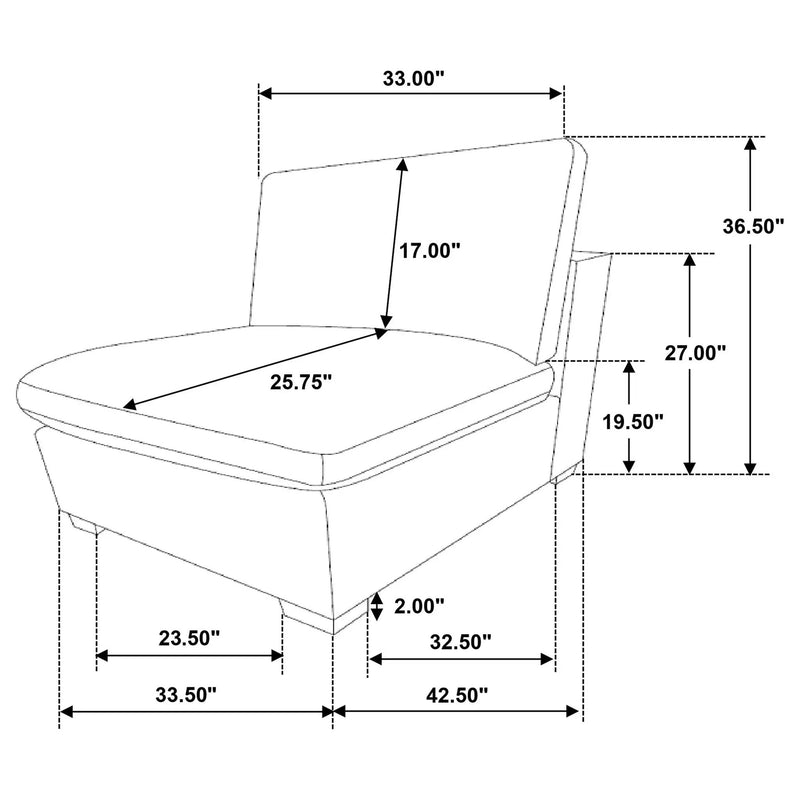 Murtagh - Armless Chair by HouseOfZazla
