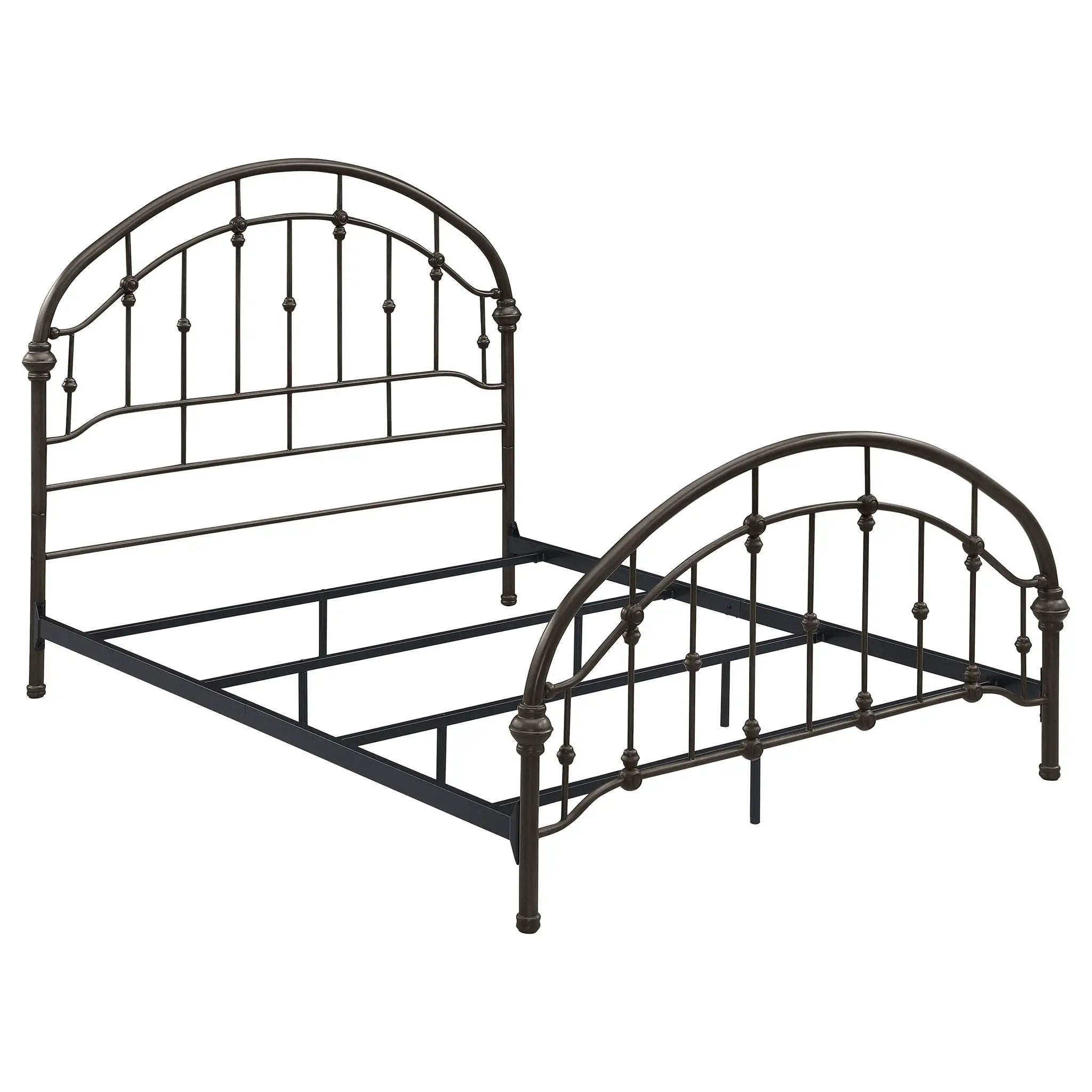 Juneau - Bed With Curved Headboard And Footboard by HouseOfZazla