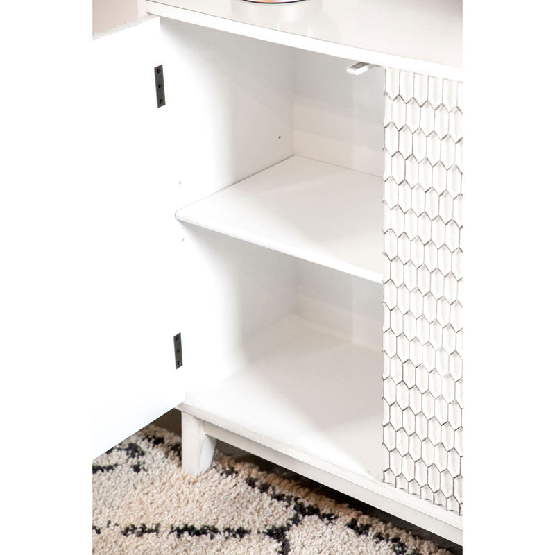 Carillon - 2 Door Accent Cabinet - White by HouseOfZazla