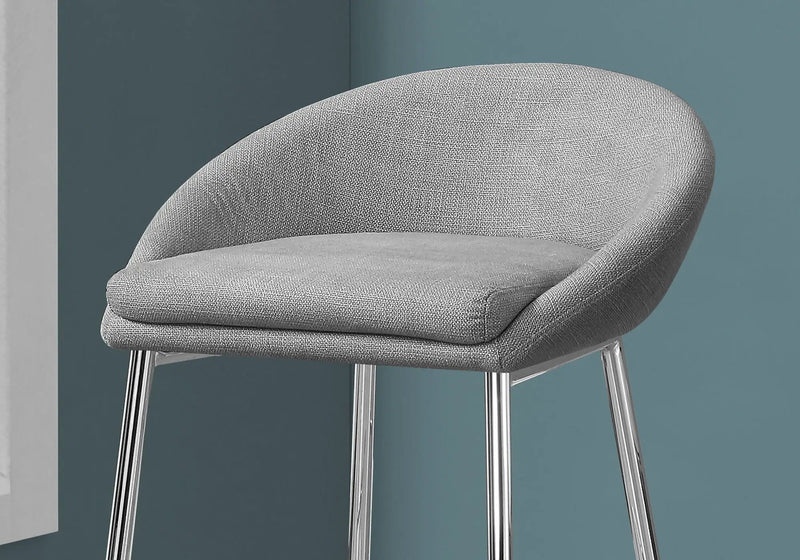 Bar Stool, Bar Height, Contemporary & Modern (Set of 2) - Gray by Unique Piece Furniture