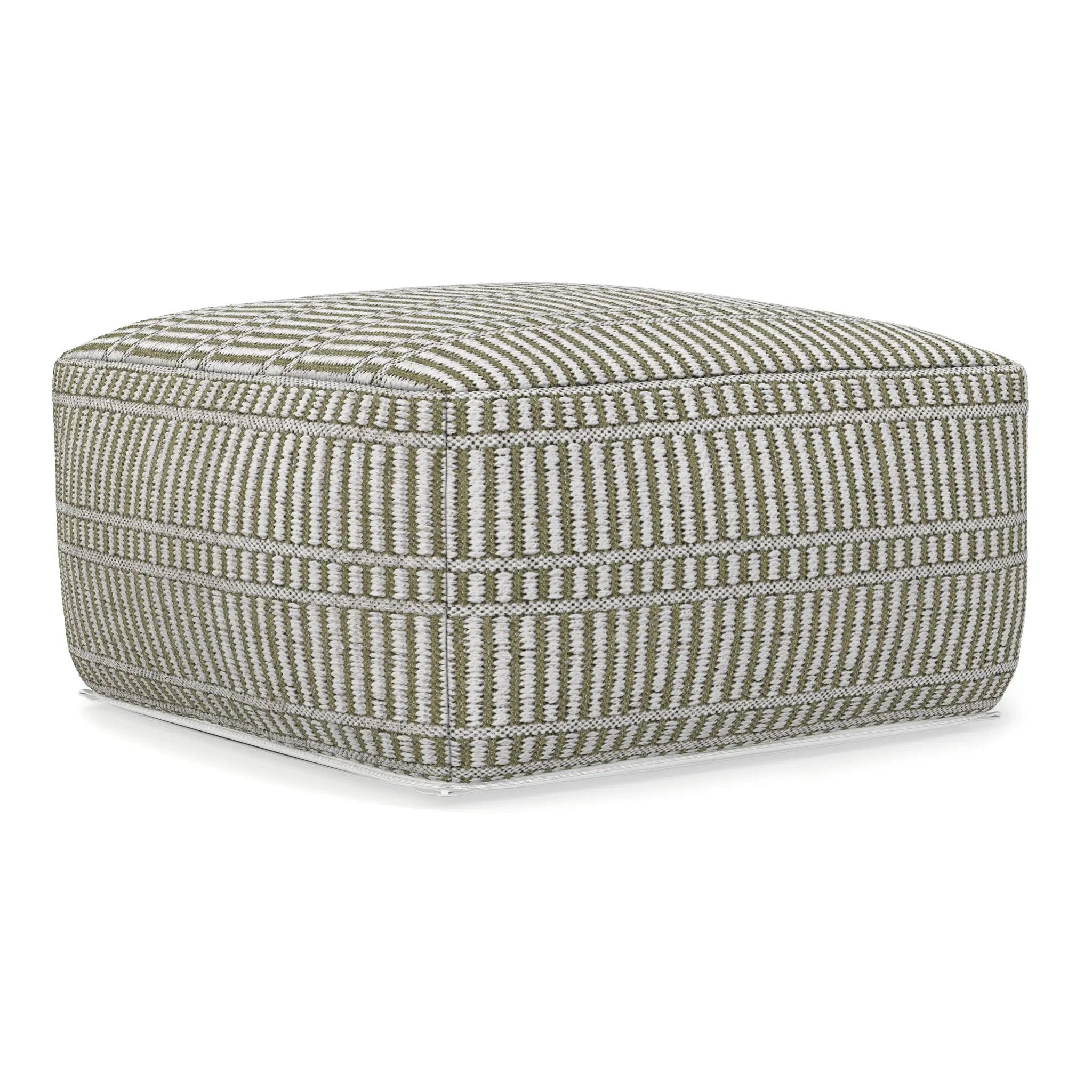 Safford - Square Outdoor / Indoor Pouf by Unique Piece Furniture
