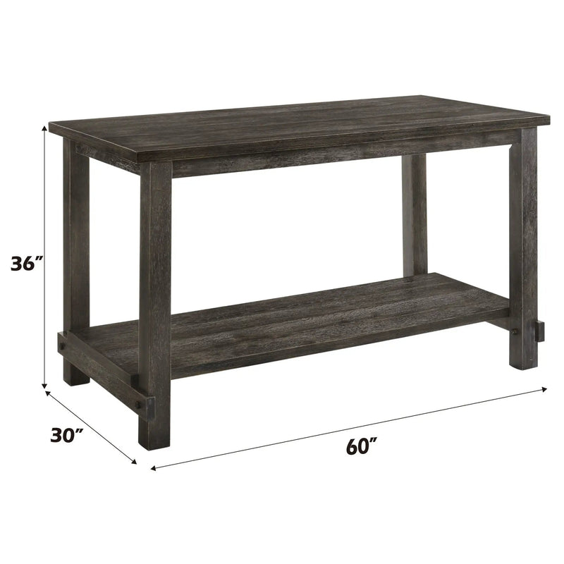 Martha II - 7 Pieces Counter Height Dining Room Set - Gray by Unique Piece Furniture