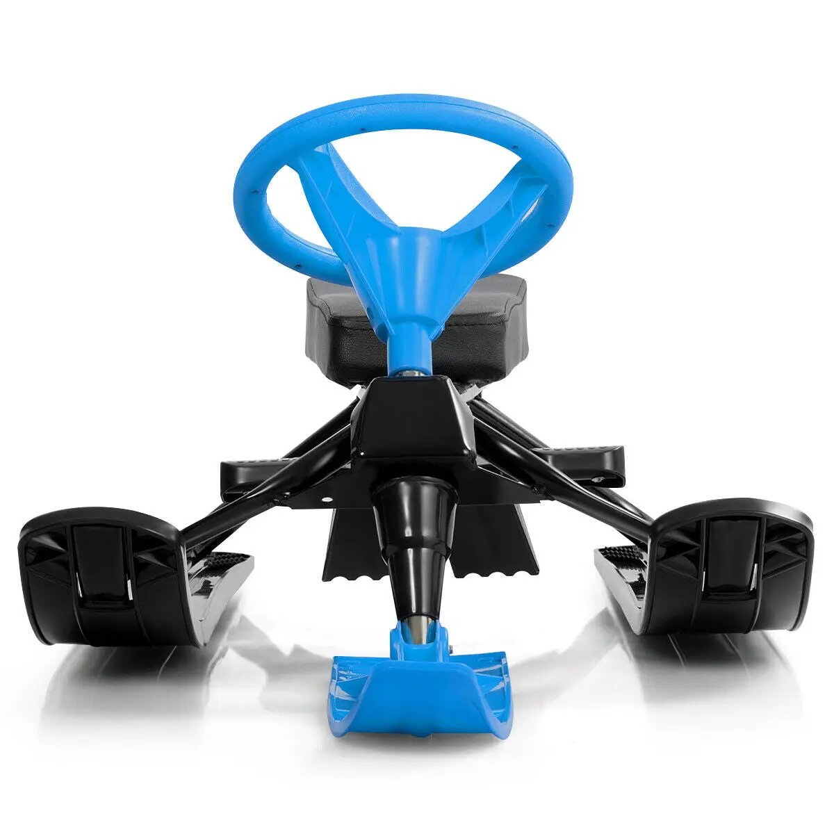 Kids Snow Sand Grass Sled w/ Steering Wheel and Brakes by DirectDeals