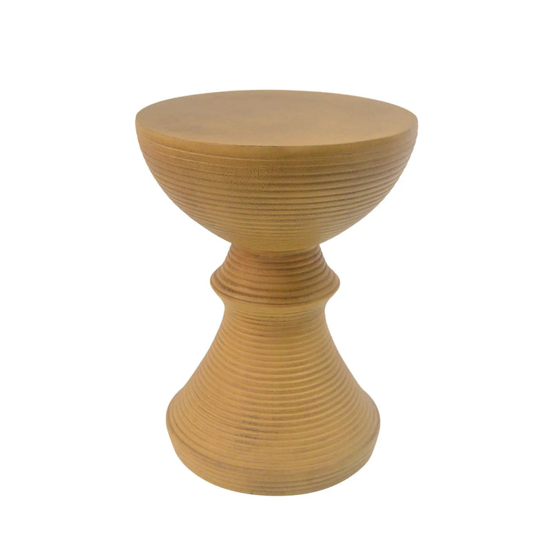 16" Ribbed Outdoor Accent Table, photo 7 of 8