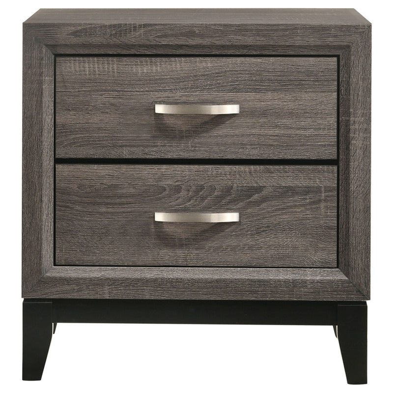 Stephan - 2 Drawer Nightstand - Oak by HouseOfZazla