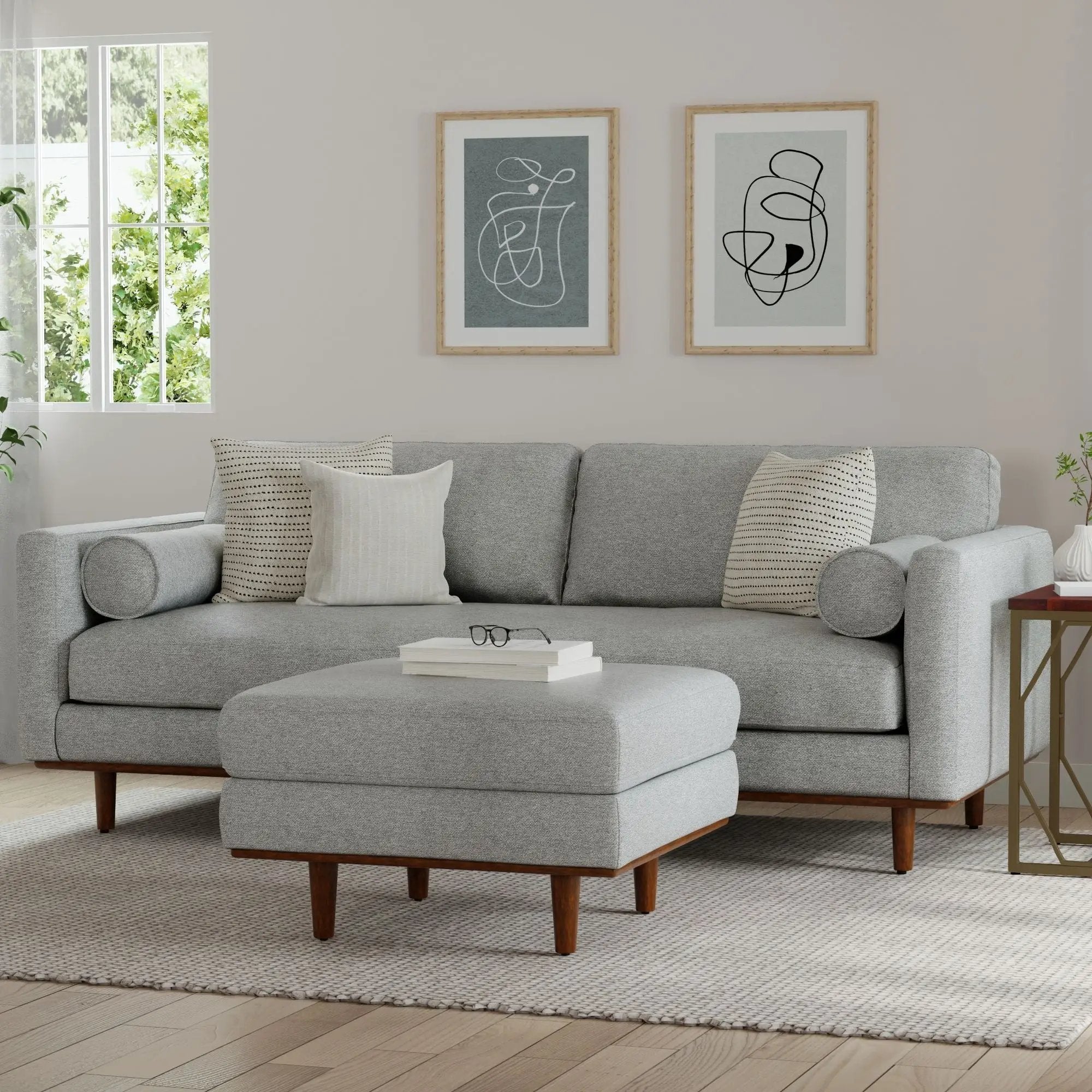 Morrison - Sofa And Ottoman Set by HouseOfZazla