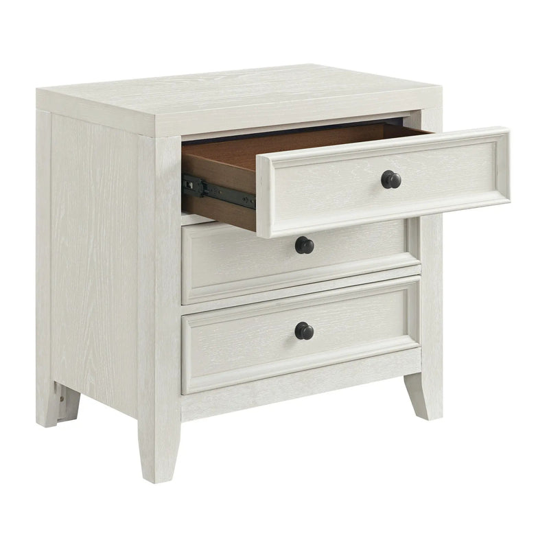 3 Drawer Nightstand With USB Charging Port by HouseOfZazla