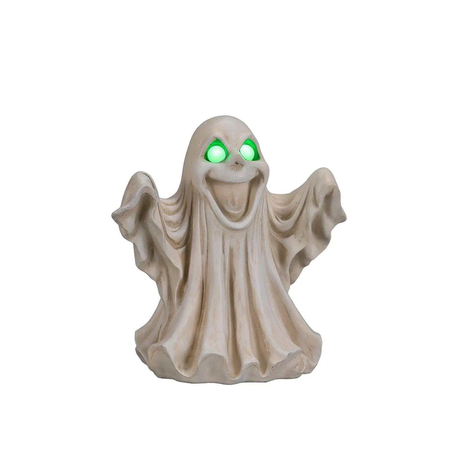 Halloween Ghost Figurine - LED Light Up with Glowing Eyes by HouseOfZazla