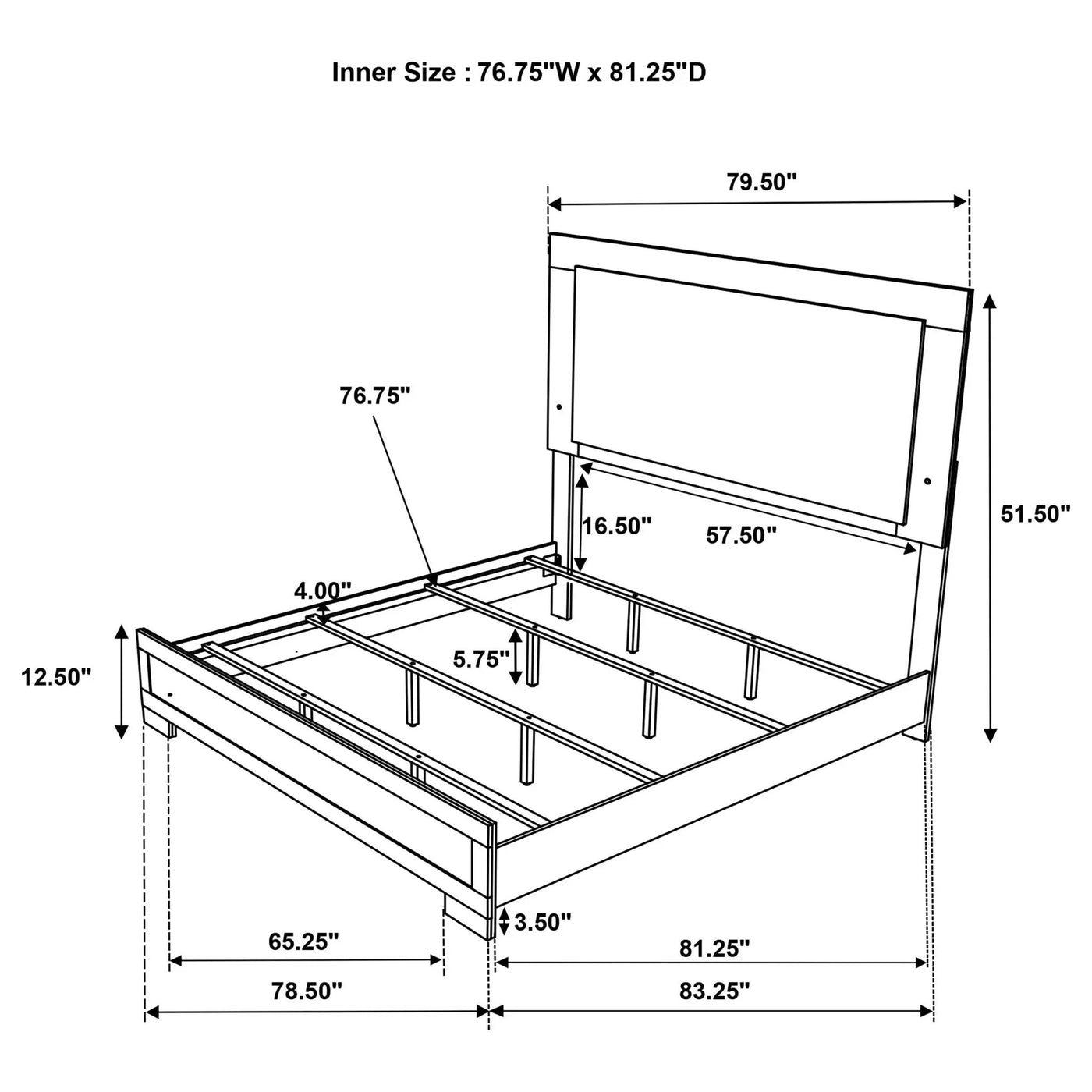 Lincoln - Bedroom Set With LED Headboard by HouseOfZazla