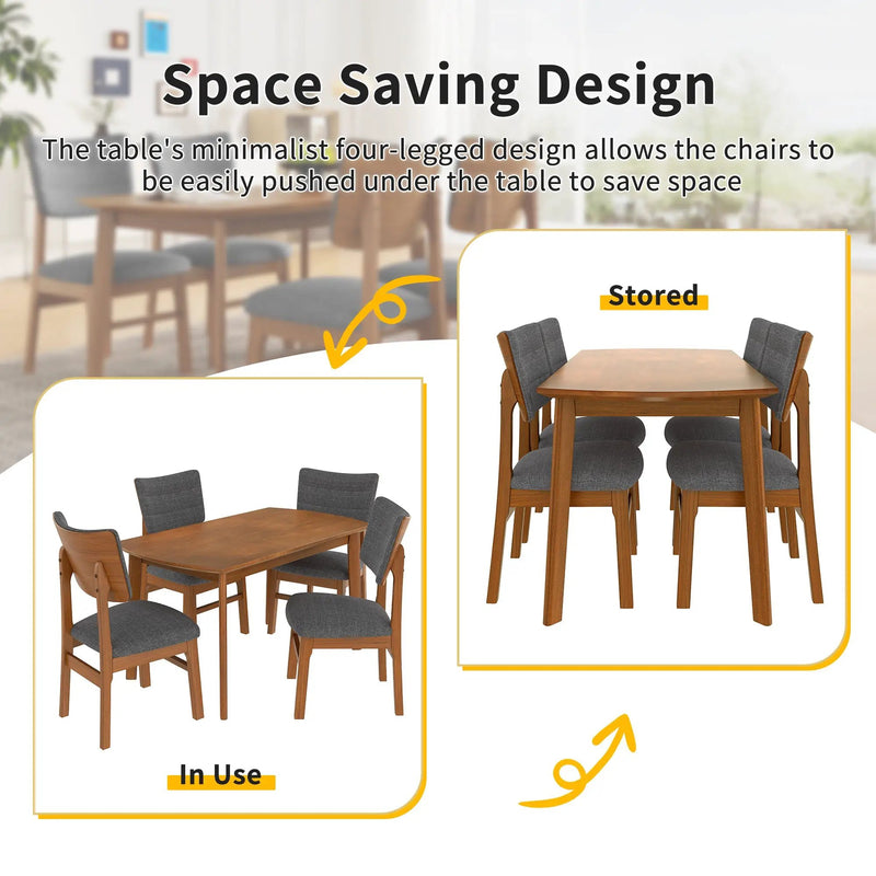 Mid Century Modern Dining Table by HouseOfZazla