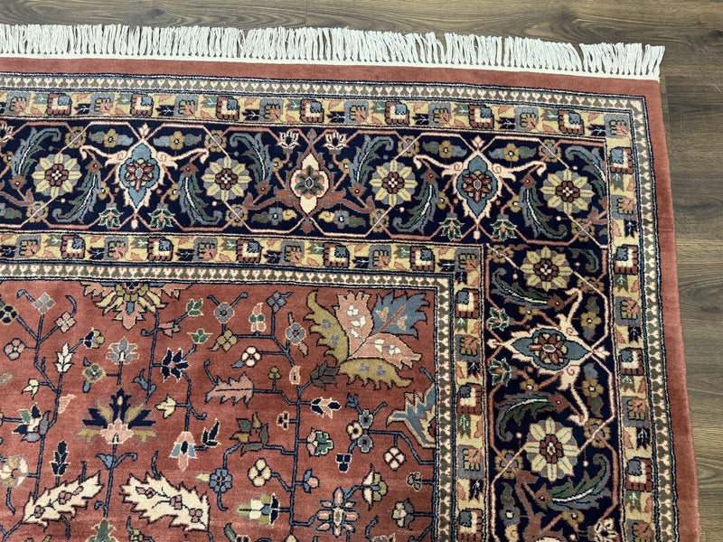 Indo Persian Heriz Rug 10x15, Allover Pattern, Large Wool Handmade Rug by Jewel Rugs