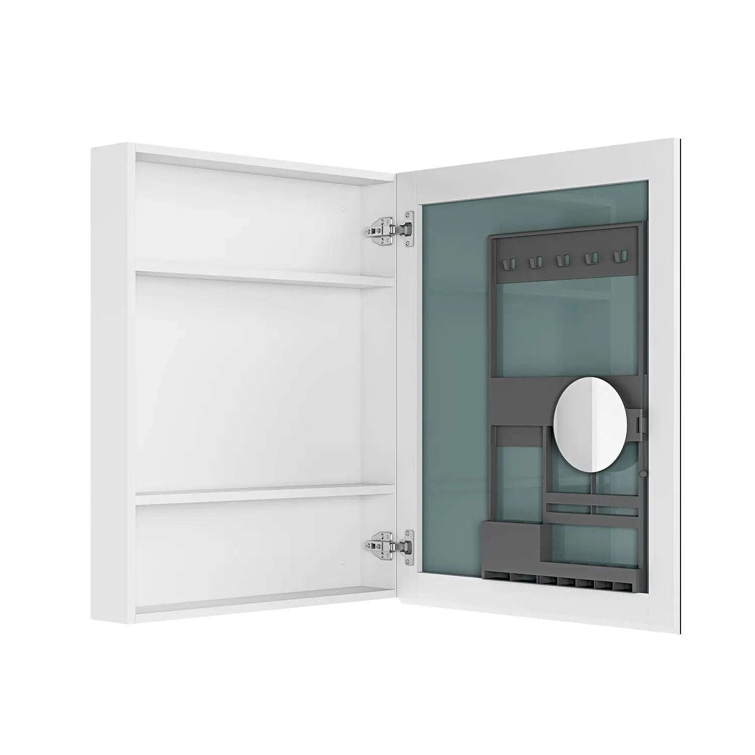 24'' W x 30'' H Surface Frameless Mirror Medicine Cabinet by HouseOfZazla