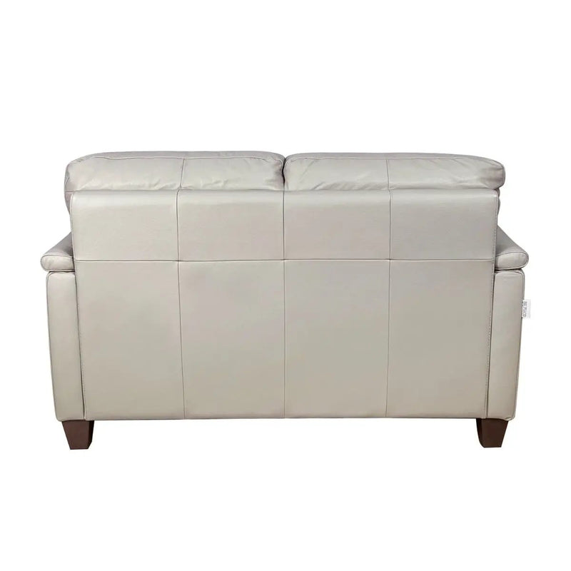 Pacific Palisades - Loveseat - Beige Leather by Unique Piece Furniture