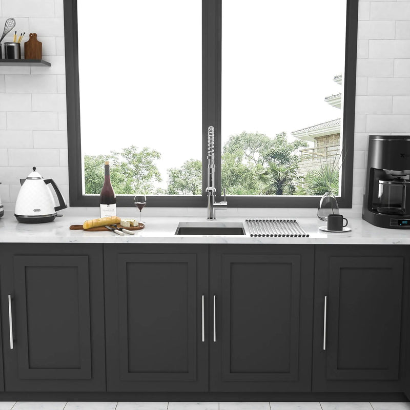 Modern Undermount Stainless Steel Kitchen Sink 16 Gauge, Deep Single Bowl by HouseOfZazla