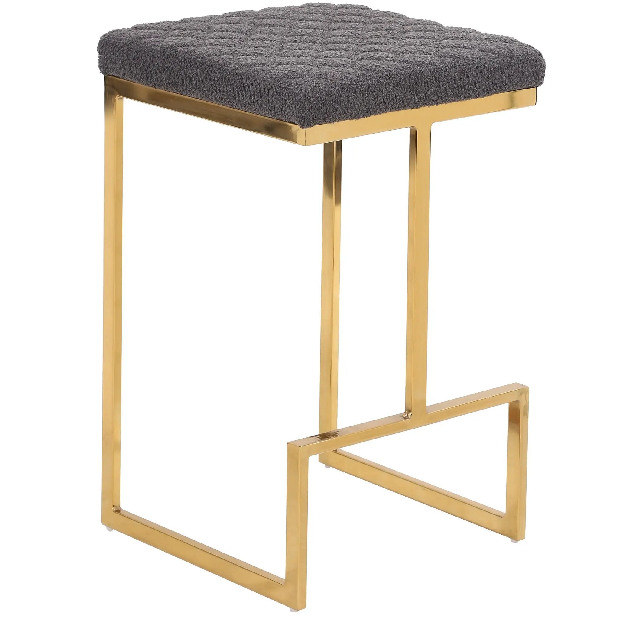 Joel - Mid Century Modern Luxury Upholstered Stool by Unique Piece Furniture
