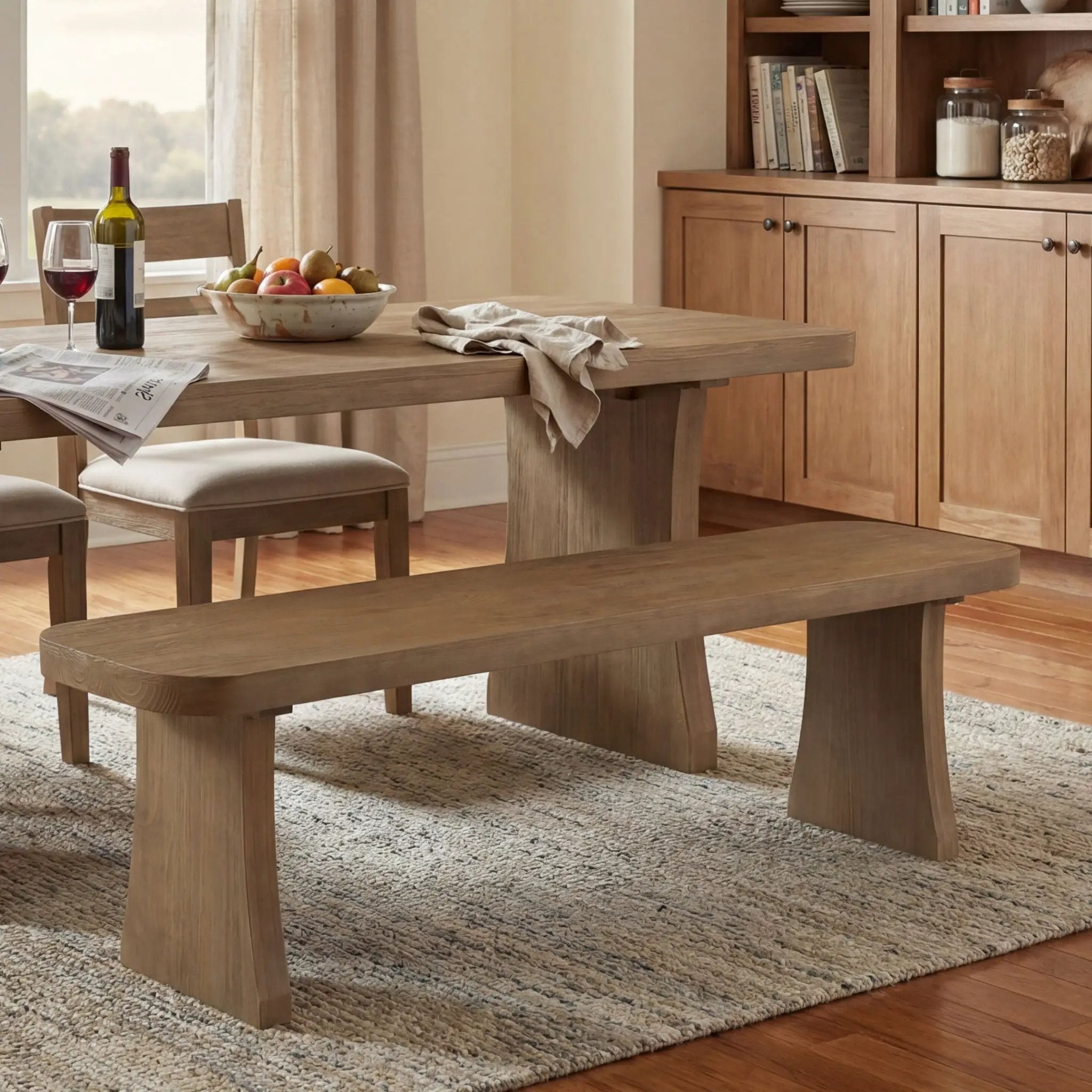 Indoor Dining Bench - Pine by HouseOfZazla