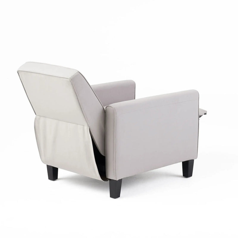 Upholstered Push Back Recliner Chair For Living Room by HouseOfZazla