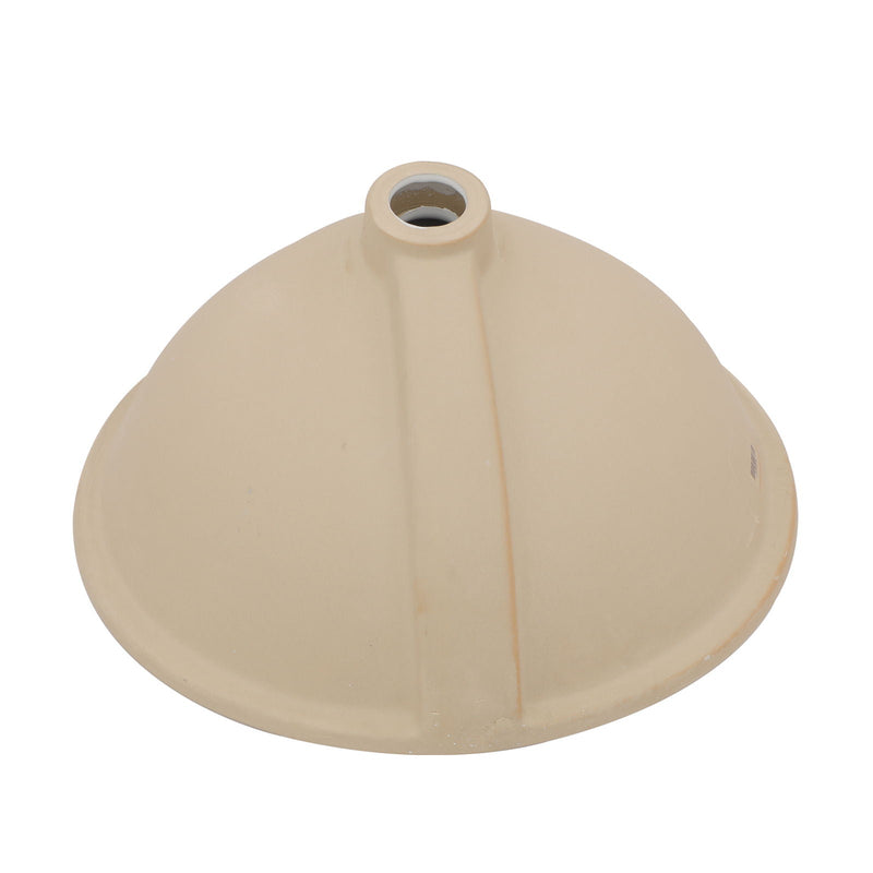 Elegant Ceramic Oval Undermount Bathroom Sink With Overflow by HouseOfZazla