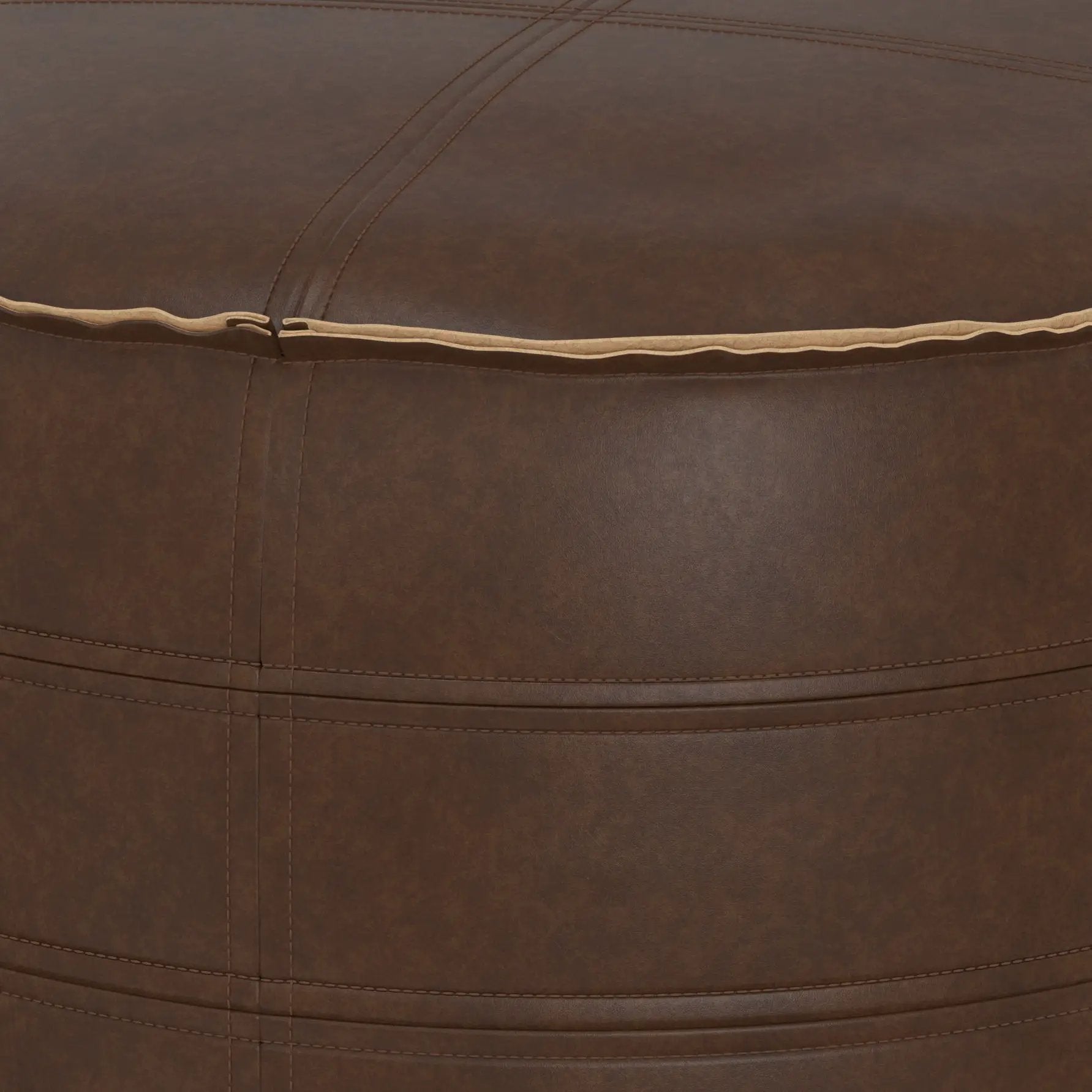 Brody - Round Pouf by Unique Piece Furniture