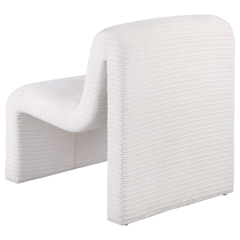 Winne - Curved Armless Accent Chair by HouseOfZazla