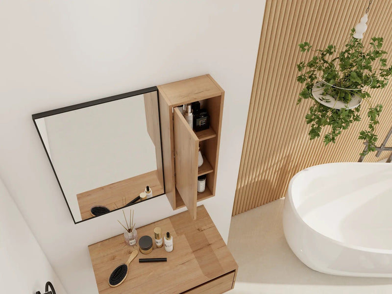 10'' Wall Mounted Bathroom Mirror Cabinet with Soft Close Door by HouseOfZazla