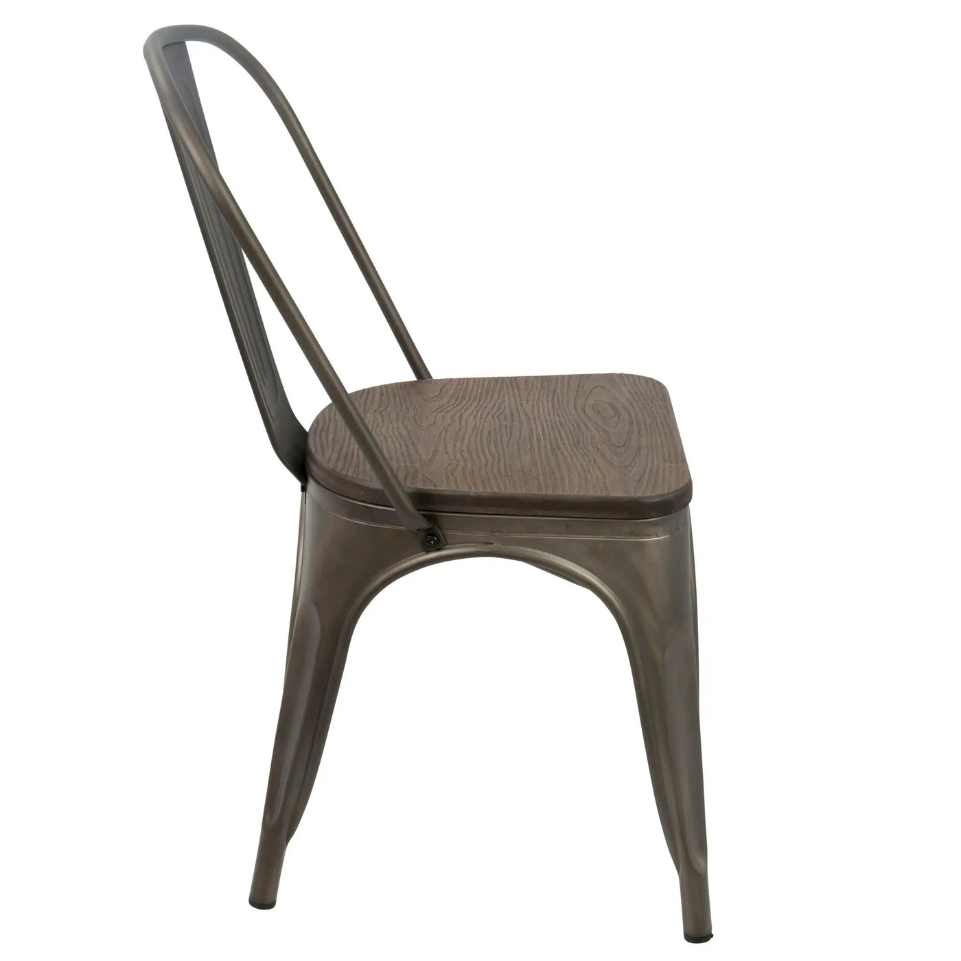 Oregon - IndustrialFarmhouse Stackable Dining Chair (Set of 2) by HouseOfZazla