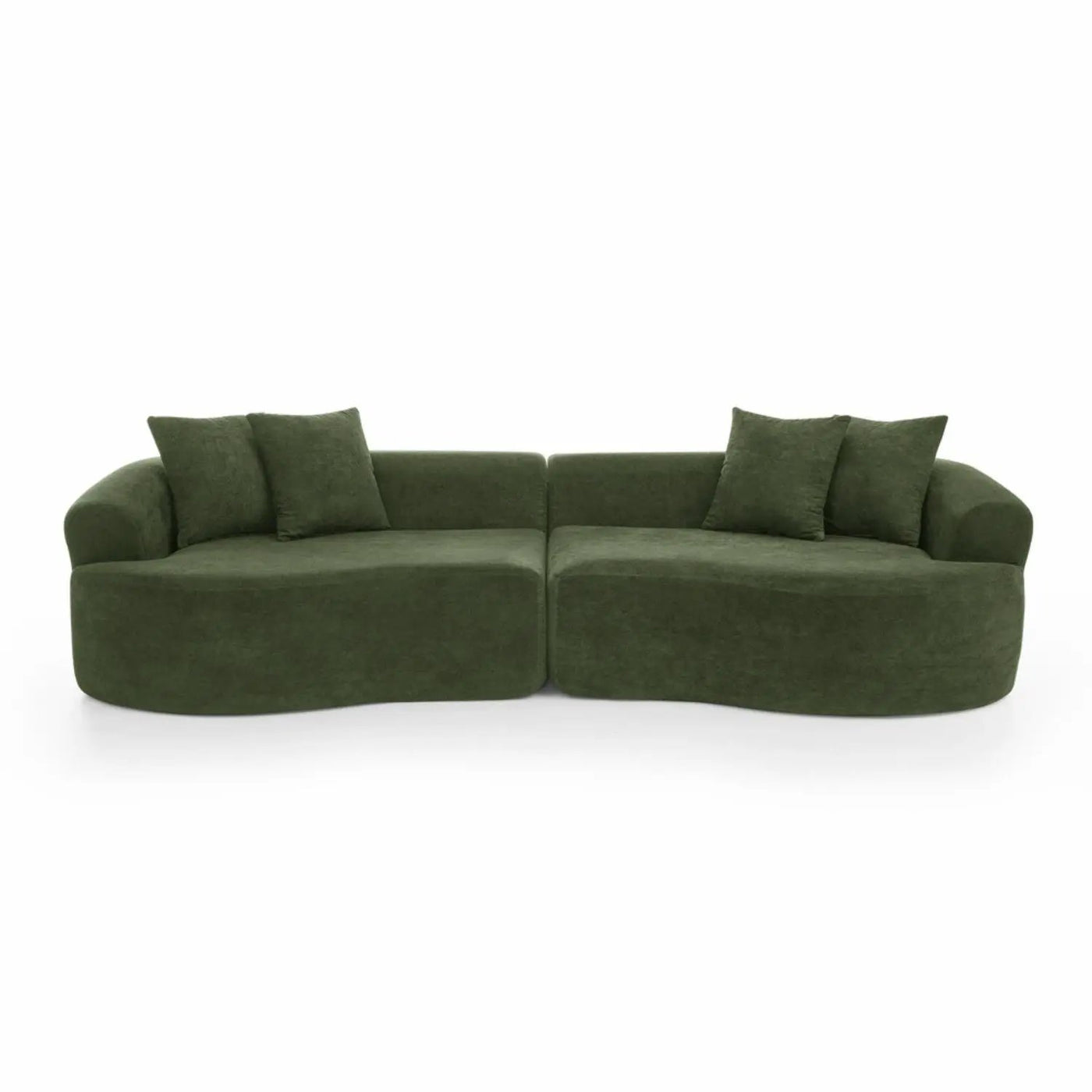 4 Seater Curved Cloud Sectional Sofa by Unique Piece Furniture