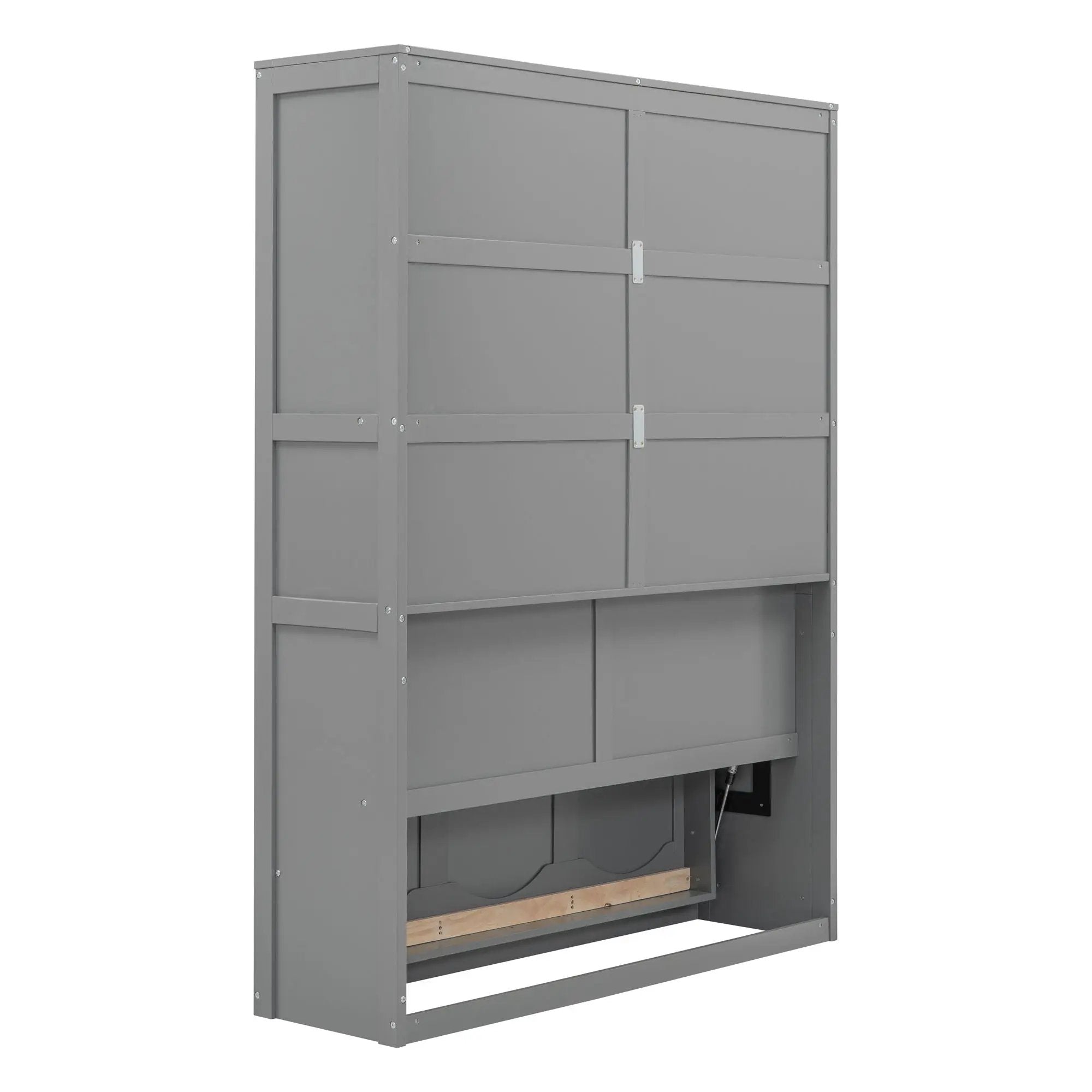 Murphy Wall Bed With Shelves, Space Saving