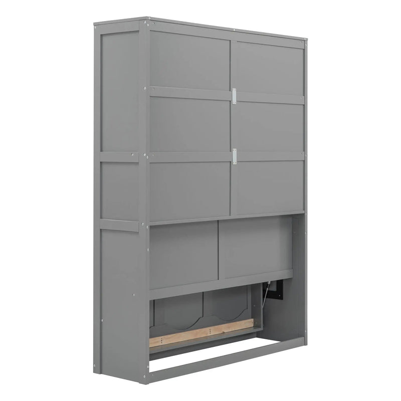 Murphy Wall Bed With Shelves, Space Saving by Unique Piece Furniture