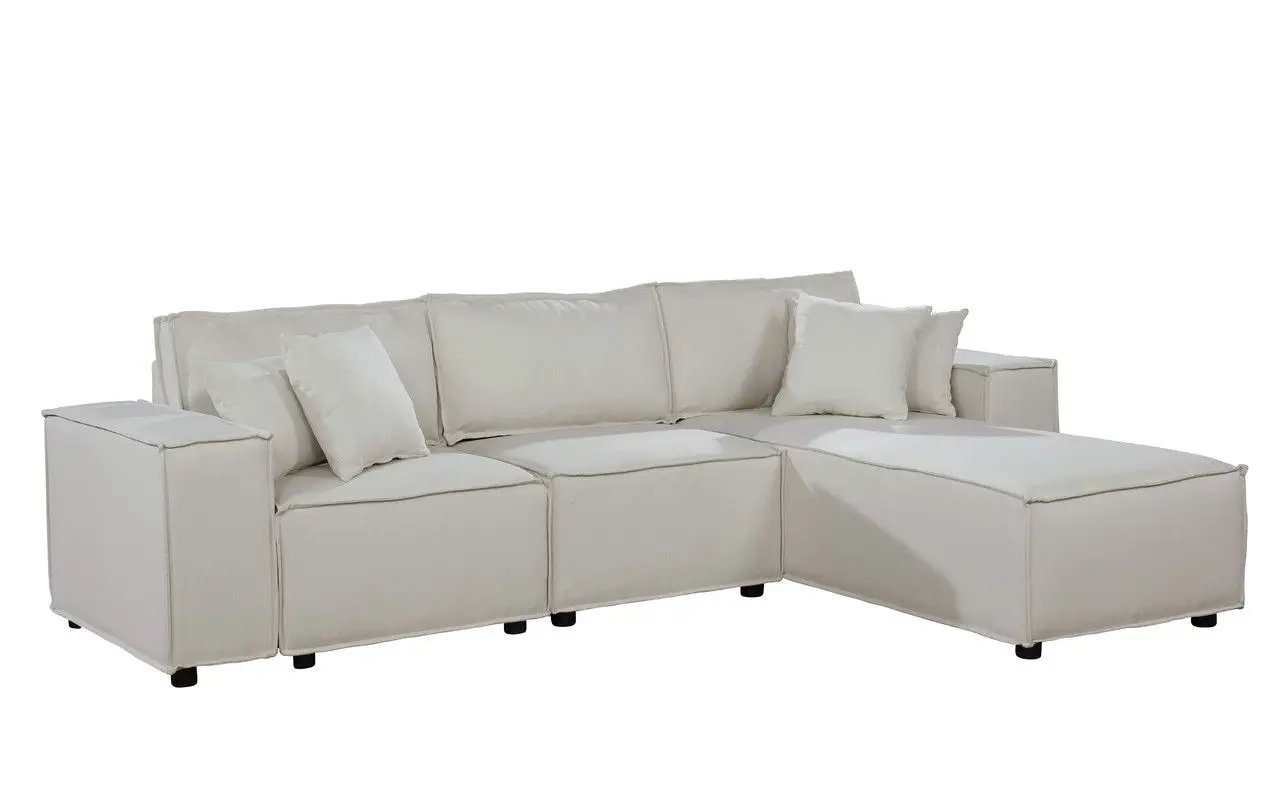 Harvey - Sofa With Reversible Chaise by Unique Piece Furniture