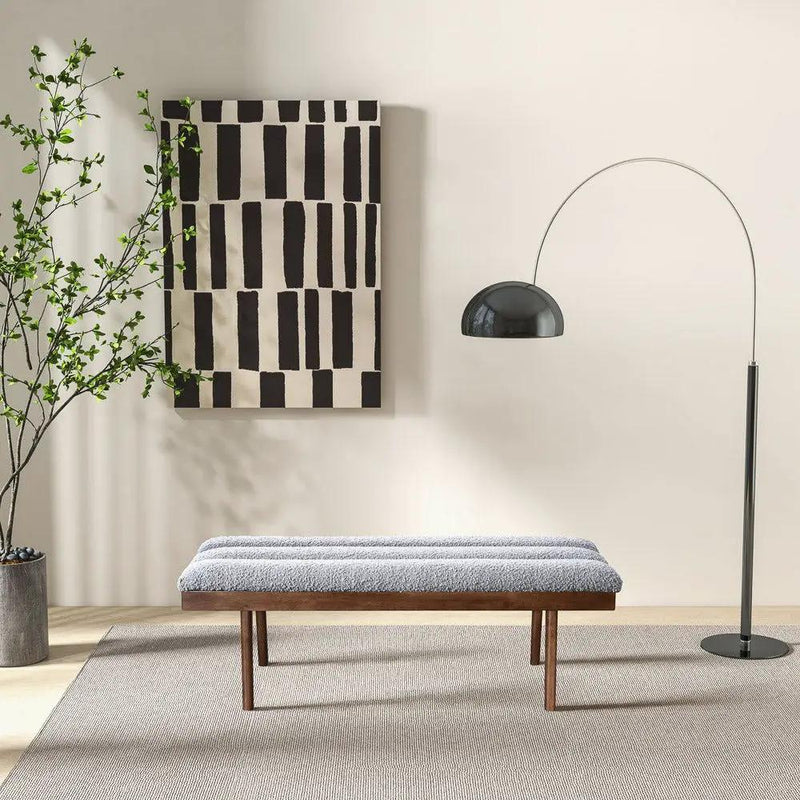 Warren - Bench - Ash Gray by Unique Piece Furniture