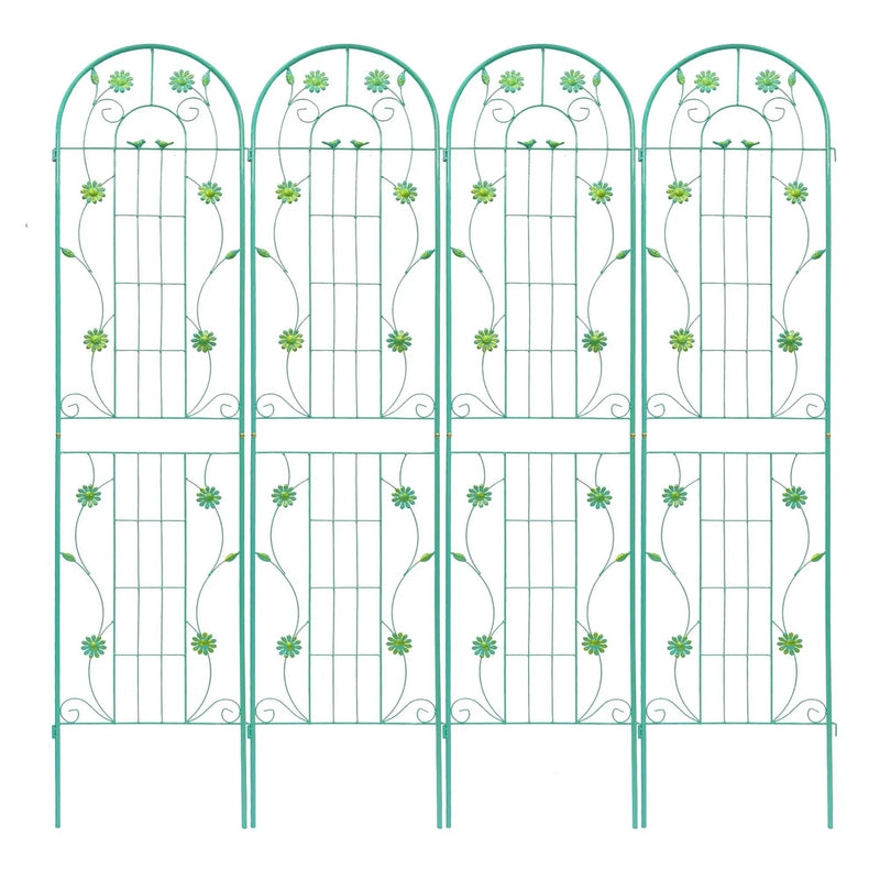 Metal Garden Trellis Rustproof Trellis For Climbing Plant Outdoor Flower Support by HouseOfZazla