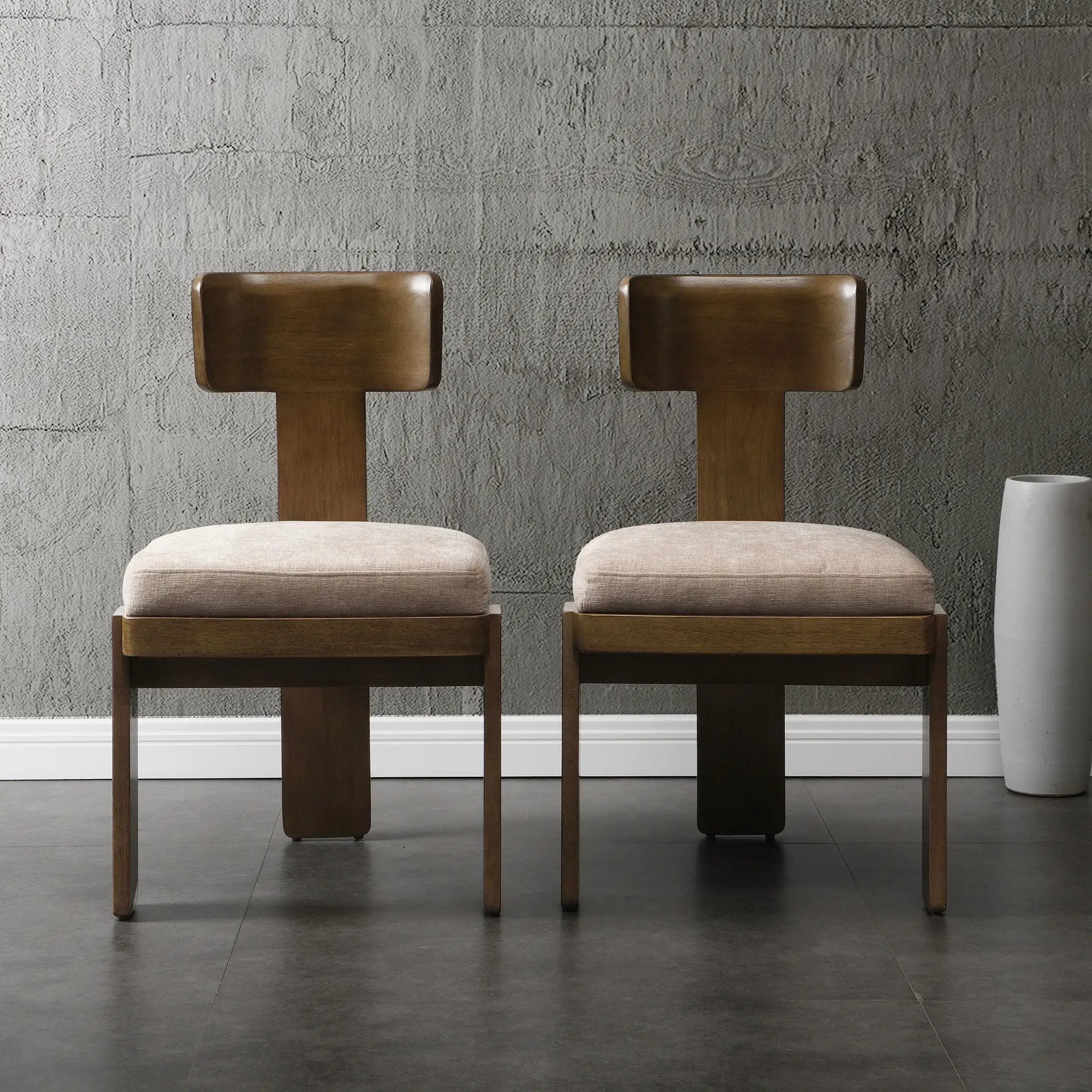 Upholstered Dining Fabric Side Chairs (Set of 2) by HouseOfZazla