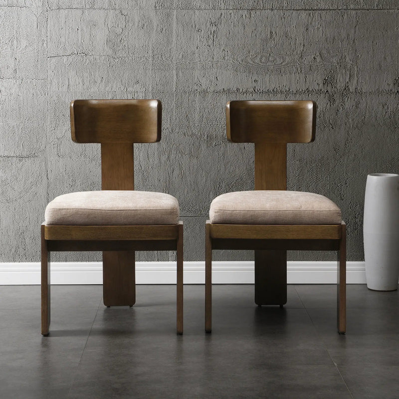 Upholstered Dining Fabric Side Chairs (Set of 2) by HouseOfZazla