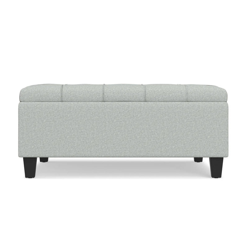 Harrison - Coffee Table Storage Ottoman Lift Top - Stone Gray by HouseOfZazla