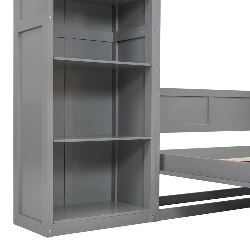 Murphy Wall Bed With Shelves by HouseOfZazla