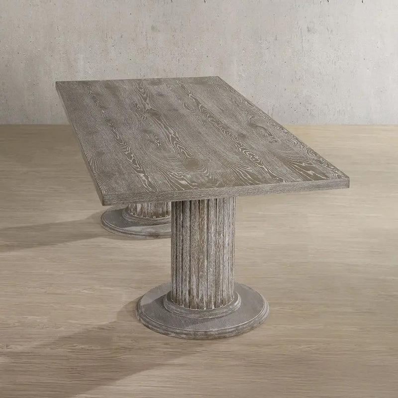 Gabrian - 31" Dining Table - Reclaimed Gray by Unique Piece Furniture