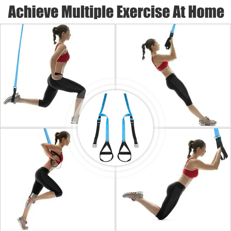 Bodyweight Fitness Resistance Adjustable Straps with Bag by DirectDeals