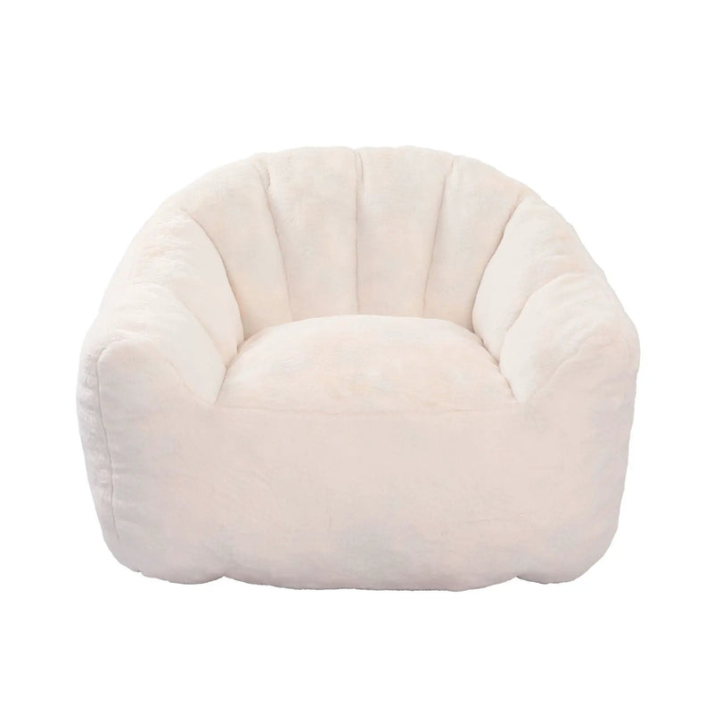 Beanbag Chair, Beanbag Sofa Chair With Armrests Stuffed High Density Foam by HouseOfZazla