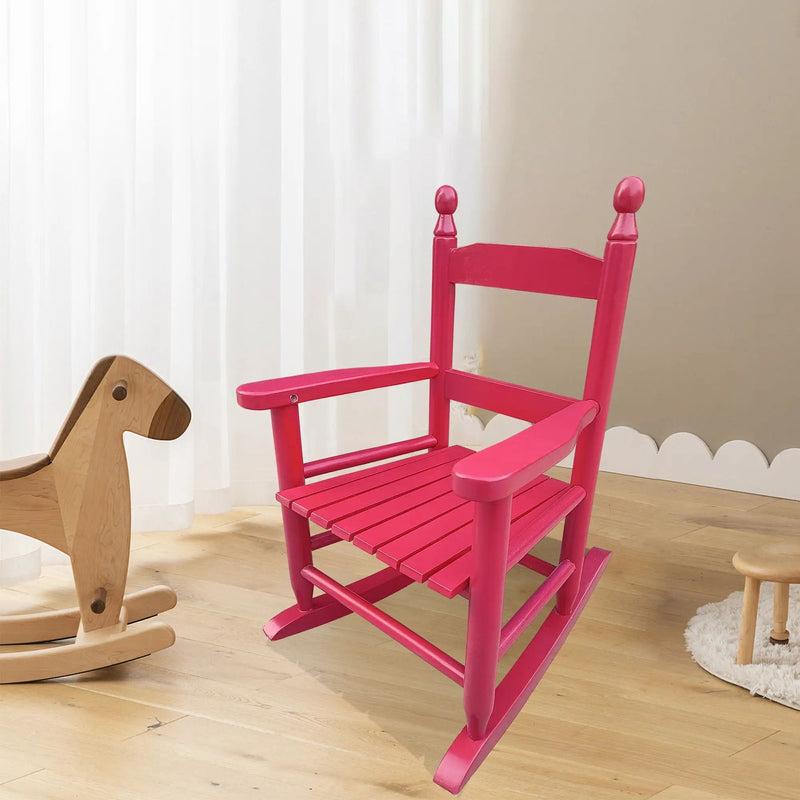 Children's Rocking Chair Indoor Or Outdoor, Suitable For Kids, Durable by HouseOfZazla