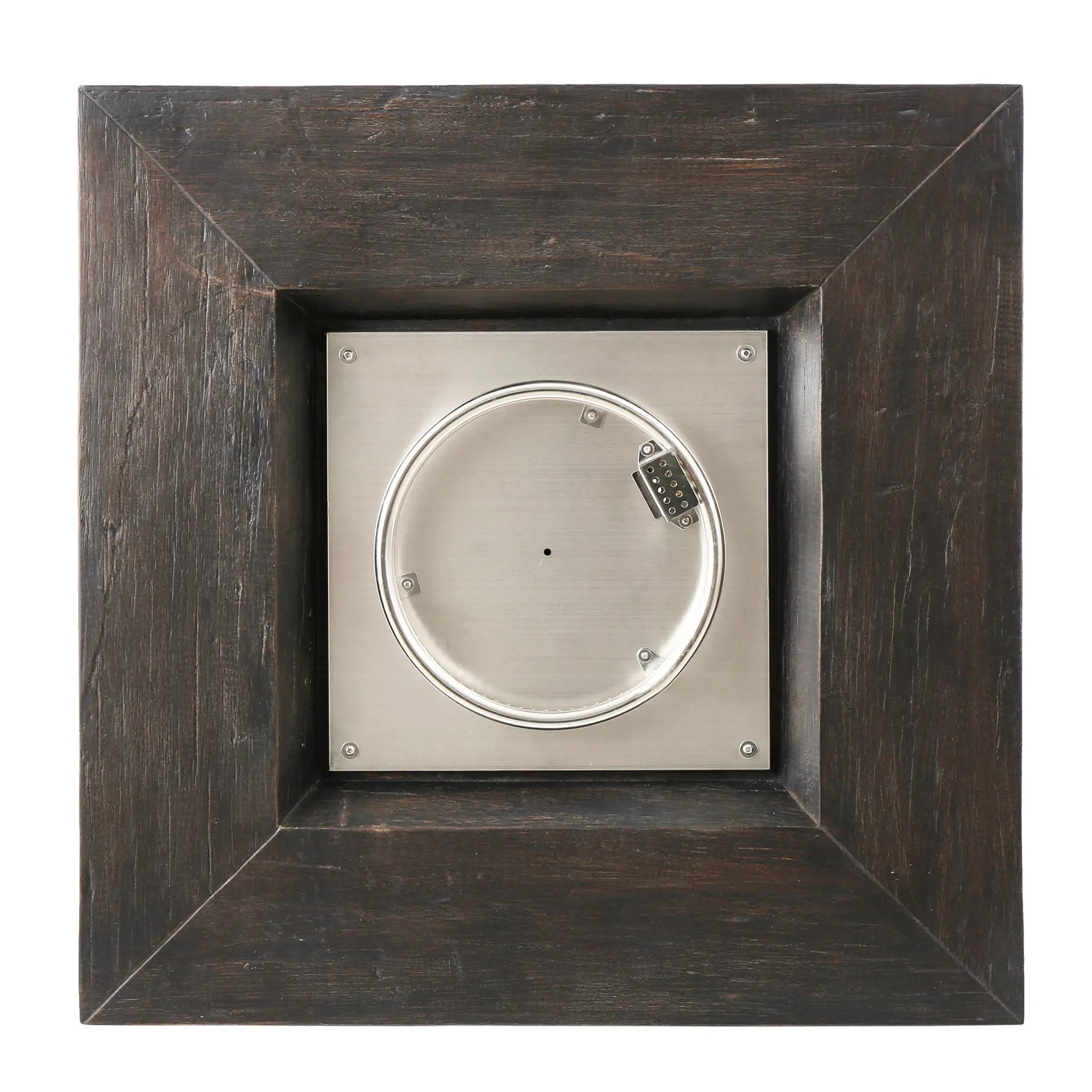 Anchorage 32'' Wood Square MGO Fire Pit Brown - 40,000 BTU by HouseOfZazla