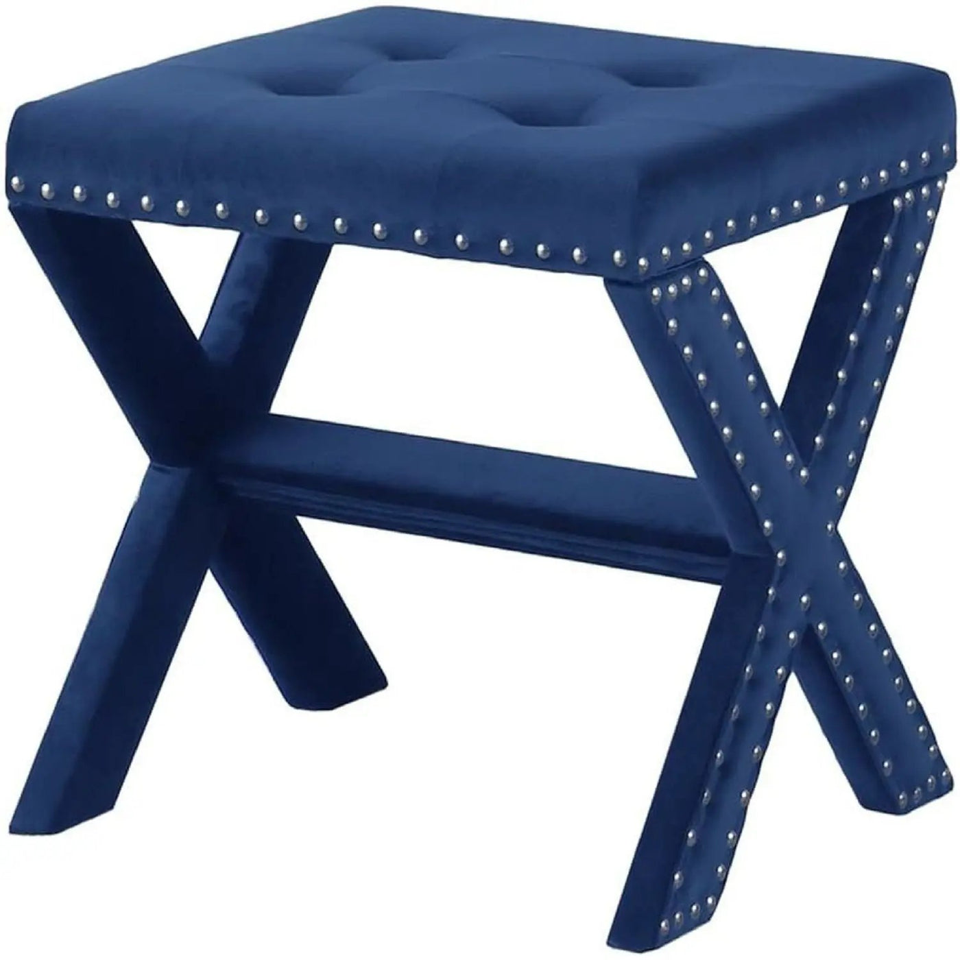 Upholstered Accent Bench With Nailhead Trim by HouseOfZazla