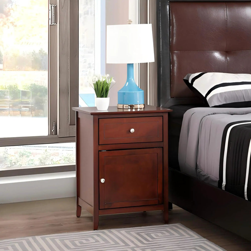 1 Drawer / 1 Door Nightstand by HouseOfZazla