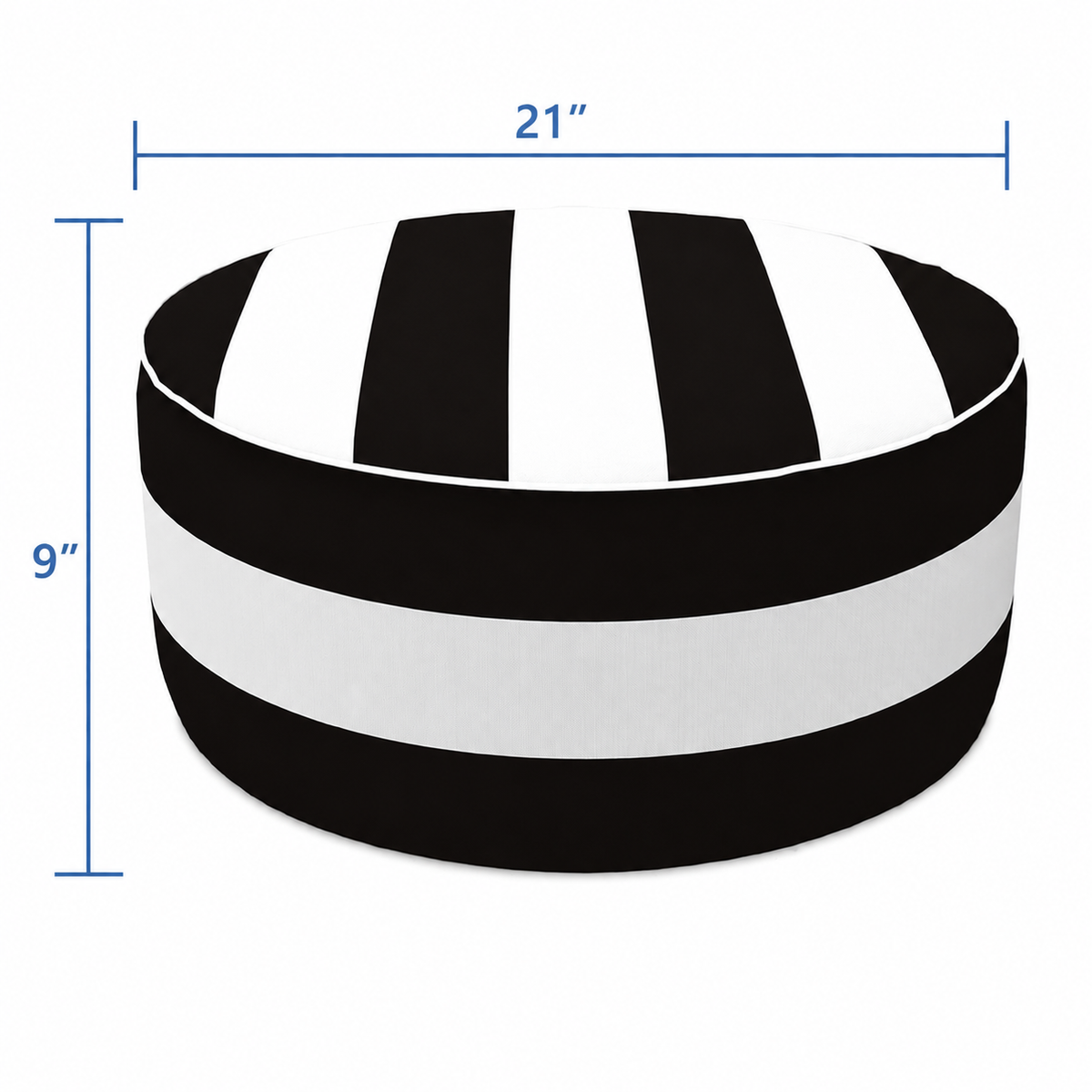 Outdoor Inflatable Ottoman – 21"x21"x9" by HouseOfZazla