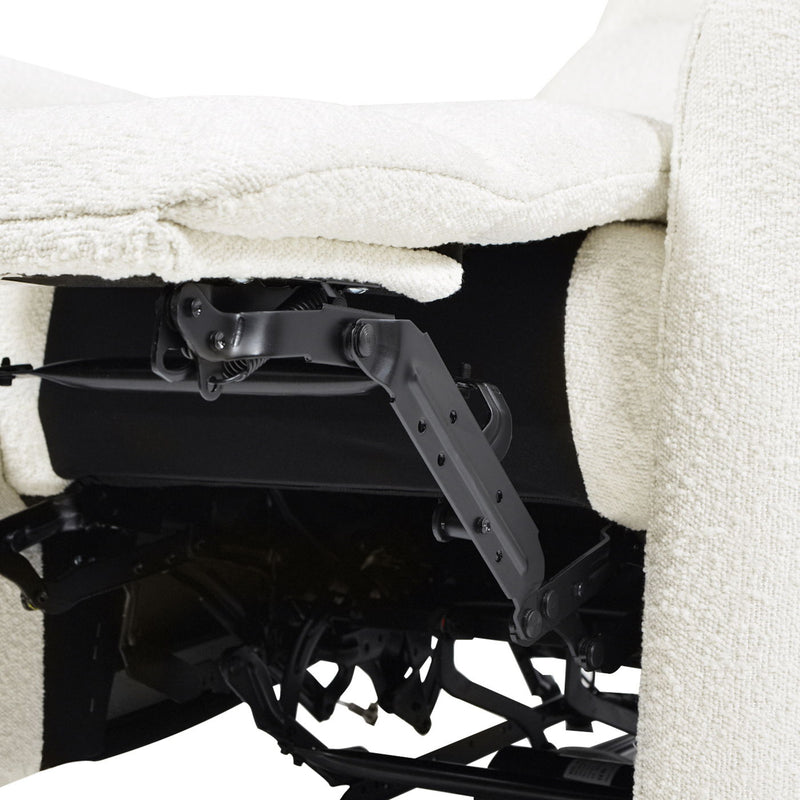 Bloomy - High Back Power Recliner Motion Chair - Chiffon White by HouseOfZazla