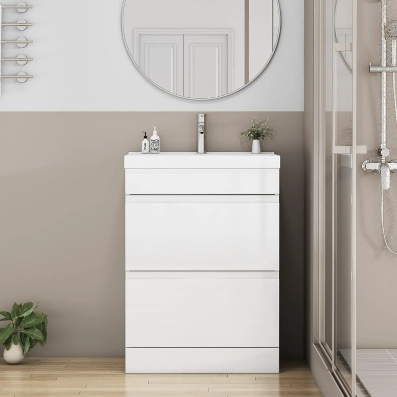 24-inch Bathroom Vanity With Sink Combo by HouseOfZazla