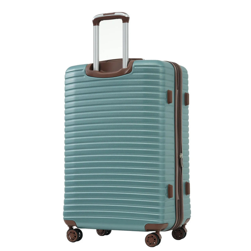 4 Piece Luggage Suitcase Set, Hard Shell Lightweight Expandable Travel Luggage With 4 Packing Cubes by HouseOfZazla