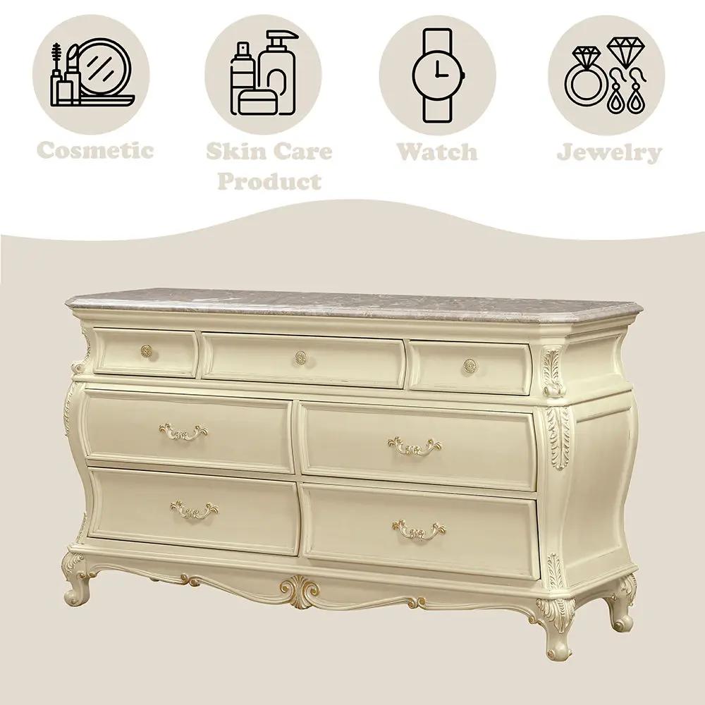 Chantelle - Dresser - Pearl White Finish by Unique Piece Furniture